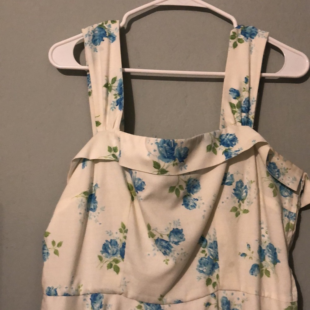 Size lg handmade one of a kind vintage inspired dress by Hortensia sews.